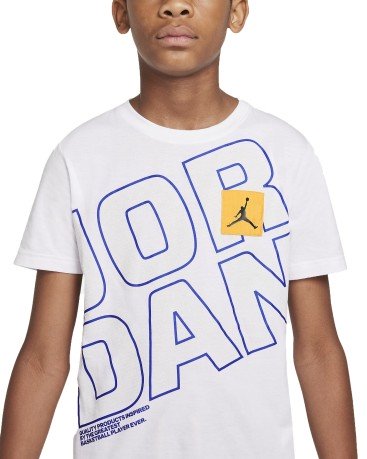 T-shirt Junior Jordan bianco davanti 