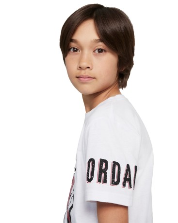 T-shirt Junior Jordan bianco davanti