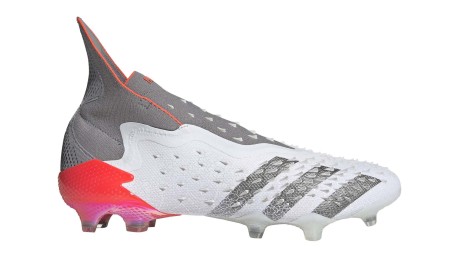 Scarpe Calcio Uomo Predator Freak + FG bianco