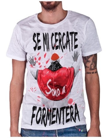 T-shirt uomo Papa Formentera