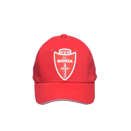 Cappello AC Monza rosso davanti