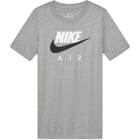T-Shirt Ragazzo Nike Air nera fronte