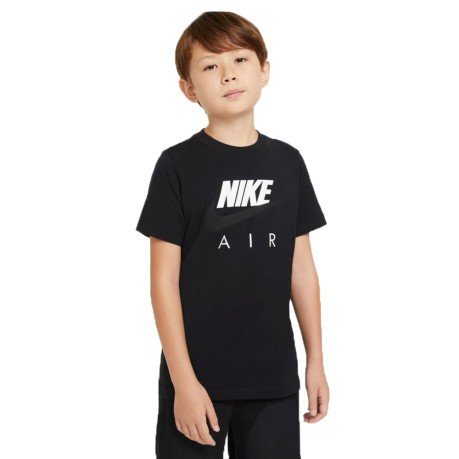T-Shirt Ragazzo Nike Air nera fronte