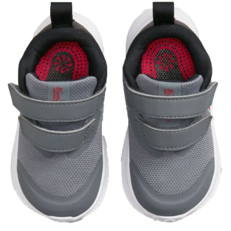 Scarpe Bambino Nike Star Runner 3 grigio-rosso lato