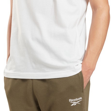 T-Shirt Uomo Identity Big Logo bianca fronte