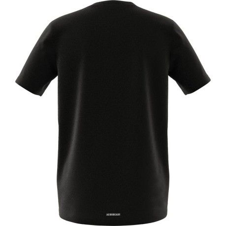 T-Shirt Junior 3-Stripes Aeroready azzurro-bianco fronte