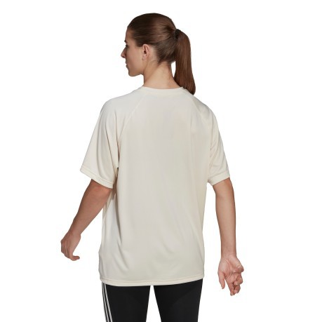 T-Shirt Donna Yoga Over bianca fronte