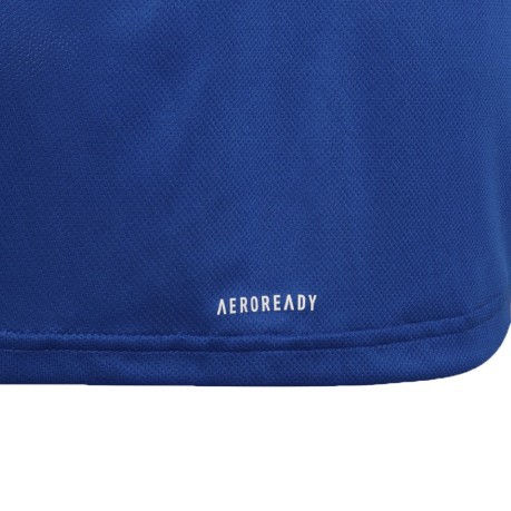 T-Shirt Junior 3-Stripes Aeroready azzurro-bianco fronte