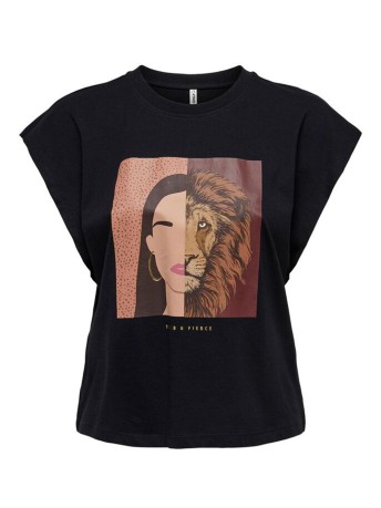 T-shirt Donna Halfface