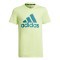 T-Shirt Junior Essentials Big Logo verde-blu fronte