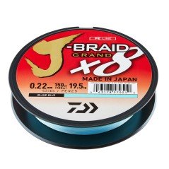 Trecciato J-Braid X8 Grand 135 m blu