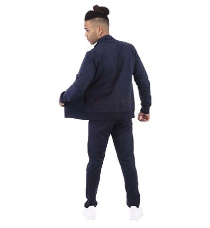 Suit mens Full Zip gray blue