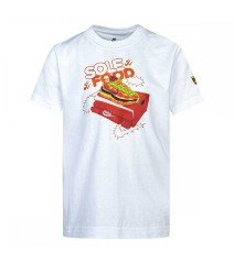 T-shirt Bambino Sole Food bianco