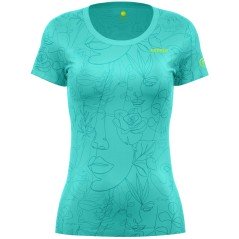 T-shirt Donna Trekking Silke-Gart Rosa