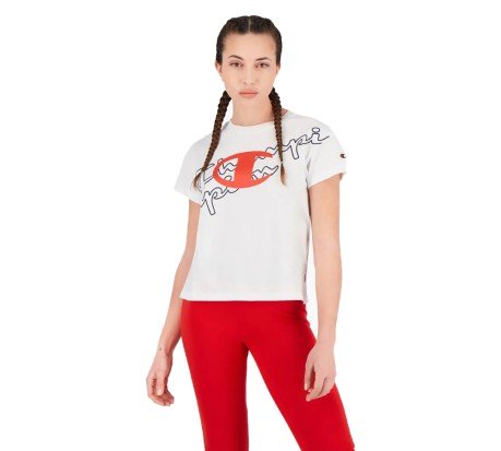 T-Shirt Donna American Cropped