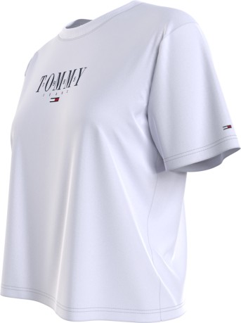 T-Shirt Donna Classic Essential Logo fronte bianco