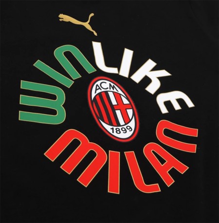 T-Shirt Milan Campione D'Italia 21/22 fronte nero