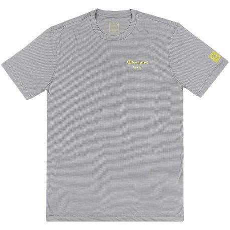 T-Shirt Uomo Crewneck fronte grigio