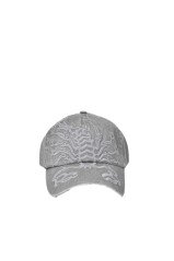 Cappello Visiera Logo fronte grigio