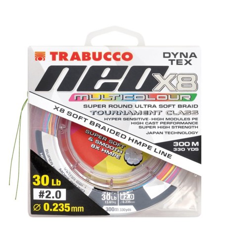 Filo Dyna Tex Neo X8 Multicolor 300 m