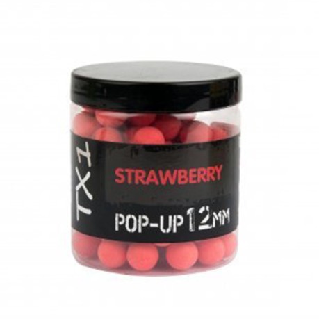 TX1 Pop Up Boilies Strawberry 12 mm