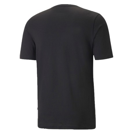T-Shirt Uomo Essential 2 Logo fronte nero-giallo
