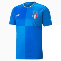 Maglia Calcio Italia Home Replica 22/23 fronte azzurro