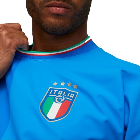 Maglia Calcio Italia Home Authentic 22/23 fronte azzurro