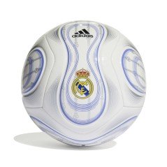 Pallone Calcio Real Madrid Casa 22/23 lato logo real bianco
