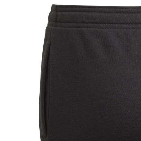 Pantalone Bambino Essentials Logo French Terry fronte nero