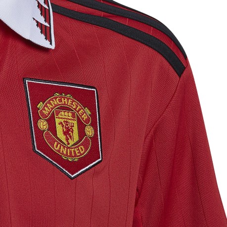 Maglia Calcio Ragazzo Manchester United Home 22/23 fronte rosso