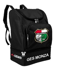 Zaino Calcio Ges Monza 3/4 fronte nero