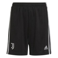 Pantaloncino Calcio Junior Juventus Away 22/23 fronte nero