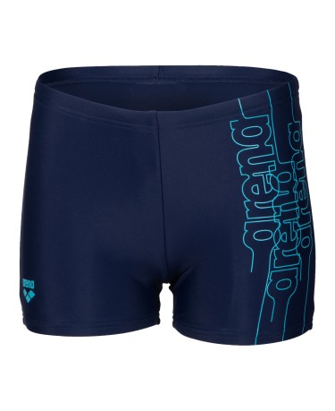 Costume Ragazzo Corto Swim Graphic fronte blu-azzurro