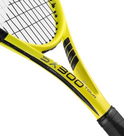 Racchetta Tennis SX 300 Tour fronte giallo 