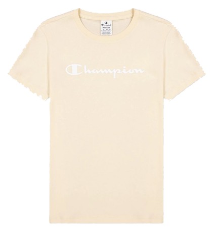 T-Shirt Donna Stampa Logo fronte beige 