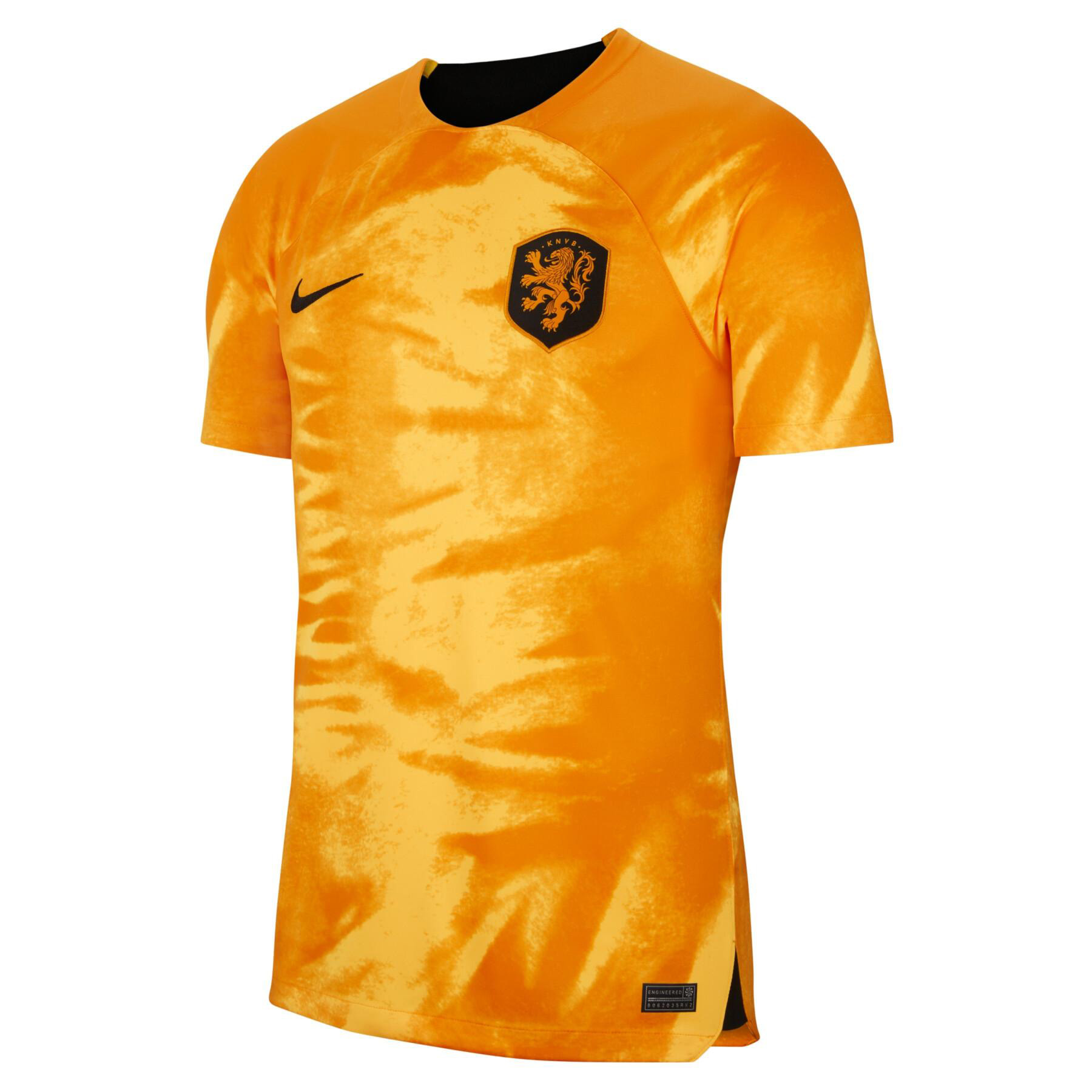 Maglia Calcio Paesi Bassi Mondiali 2022 - 23 colore Arancio Nero - Nike 