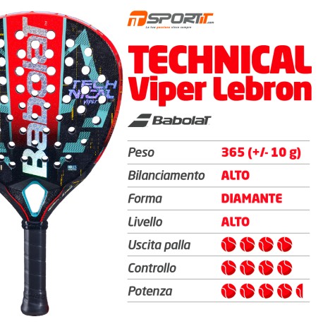 Racchetta Padel Technical Viper