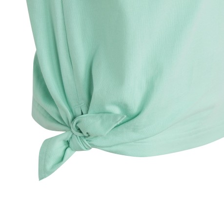 T-shirt Bambina Dance Knotted verde fronte