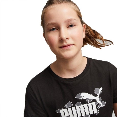 T-Shirt Junior Ess+Animal Tee G nero fronte