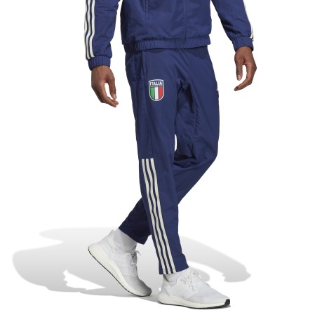 Pantaloni Calcio Italia 23 blu fronte