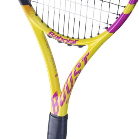 Racchetta Tennis Boost giallo viola fronte