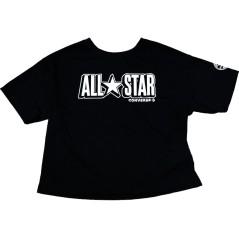 T-shirt Bambino Sleeve All Star nero fronte