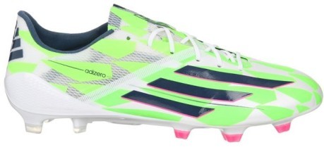 Chaussures de football hommes F50 Adizero FG colore Vert blanc ...