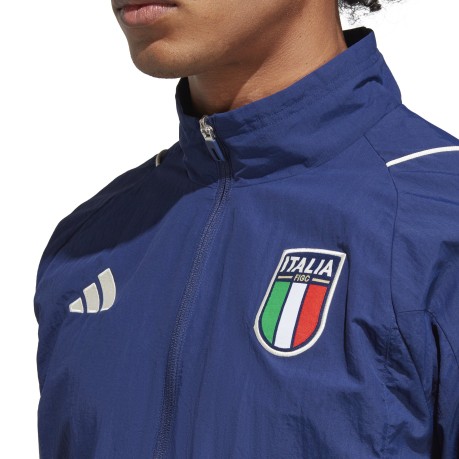 Felpa Calcio Uomo Tiro Italia 23 blu fronte