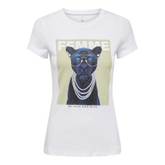T-shirt Donna Vibe Glasses fronte