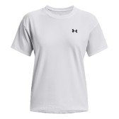 T-Shirt Donna Ua Essential Cotton Stretch nero bianco fronte
