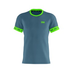 T-Shirt Padel Uomo Classic azzurro fronte