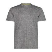 T-shirt Trekking Uomo Melange grigio fronte 
