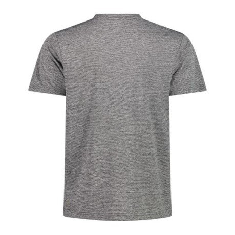 T-shirt Trekking Uomo Melange grigio fronte 